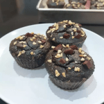 Keto Double Chocolate Peanut Butter Muffins ala Anti-Carb Kitchen